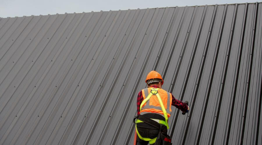 Professional metal roof installation services in Vian, OK