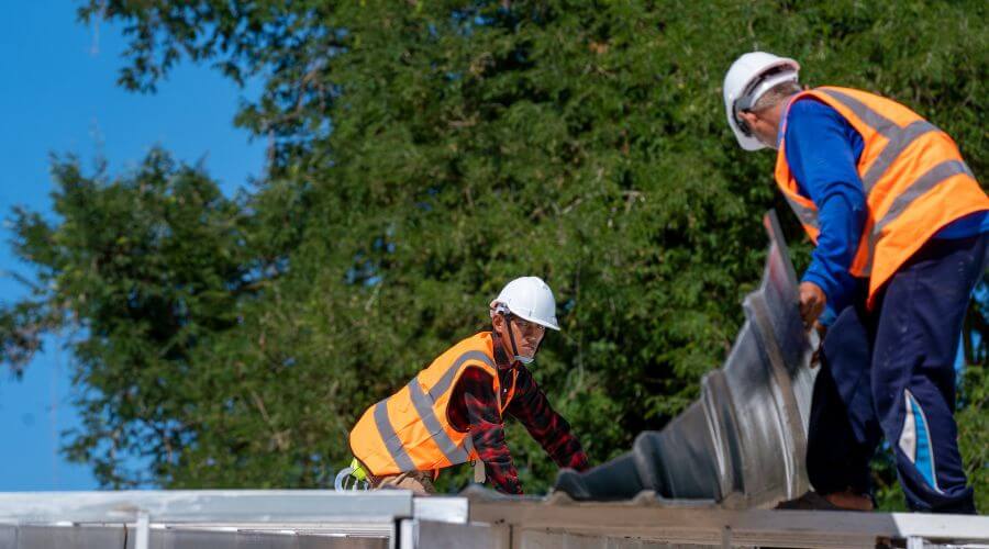 Professional metal roof installation in Vian, OK